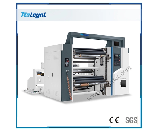 1000mm rewinding diameter high speed slitting machine running in Philippines customer factory