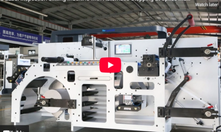480 Label Inspection Slitting Machine with Automatic Stopping at Splice Marker and Stroboscope