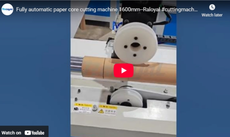 Fully automatic paper core cutting machine 1600mm--Raloyal