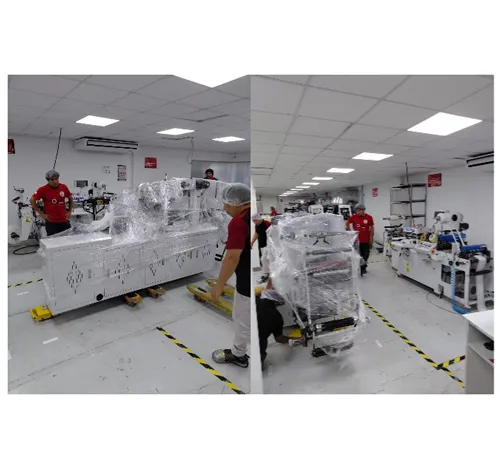 Flat bed die cutting machine arrives in Peru