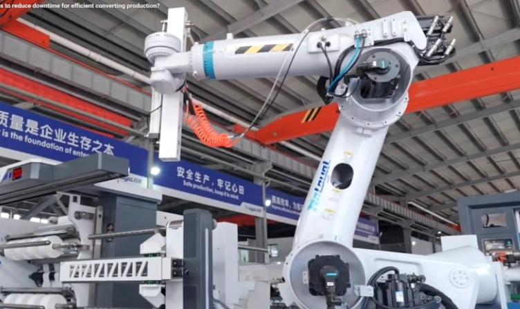 How to realize fast roll changes to reduce downtime for efficient converting production?
